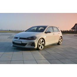 Накладки сплиттеры на пороги на Volkswagen Golf VII GTI рестайл